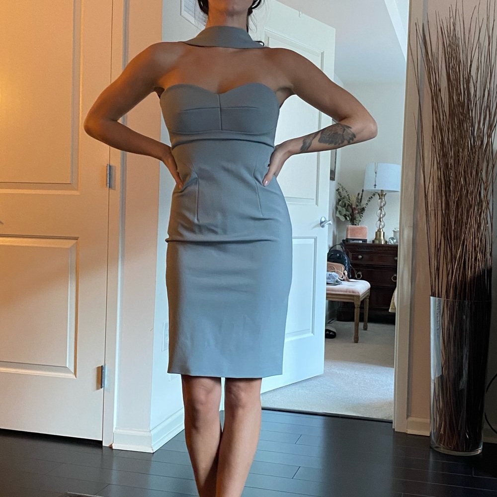 Cushnie gray dress